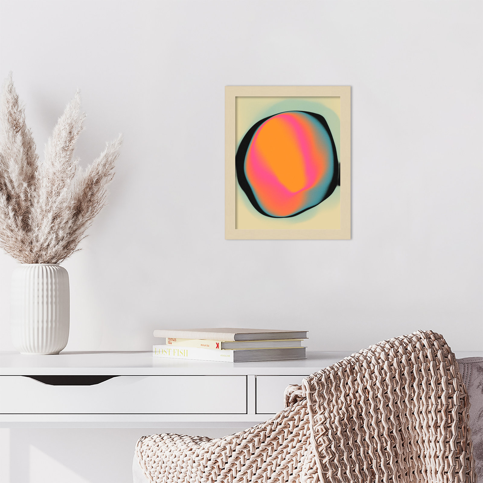 Ghost 2 Print by Jazzberry Blue, Brown, 13" H x 11" W x 1" D