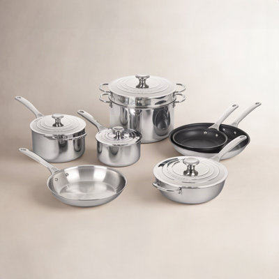 Le Creuset Stainless Steel 12-Piece Set