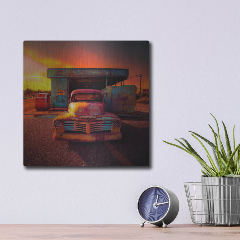 «Route 66 6» par Ray Heere, H 12 po x l 12 po