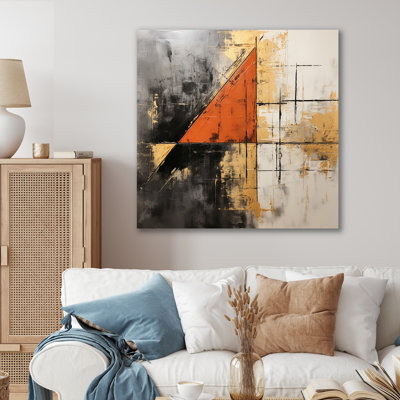 «Lyrical Abstraction Collage I - Abstract Collages», art mural
