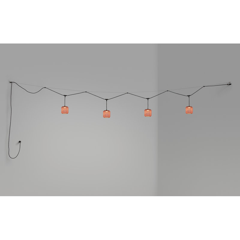 Nans 4 - Light LED Pendant, Red