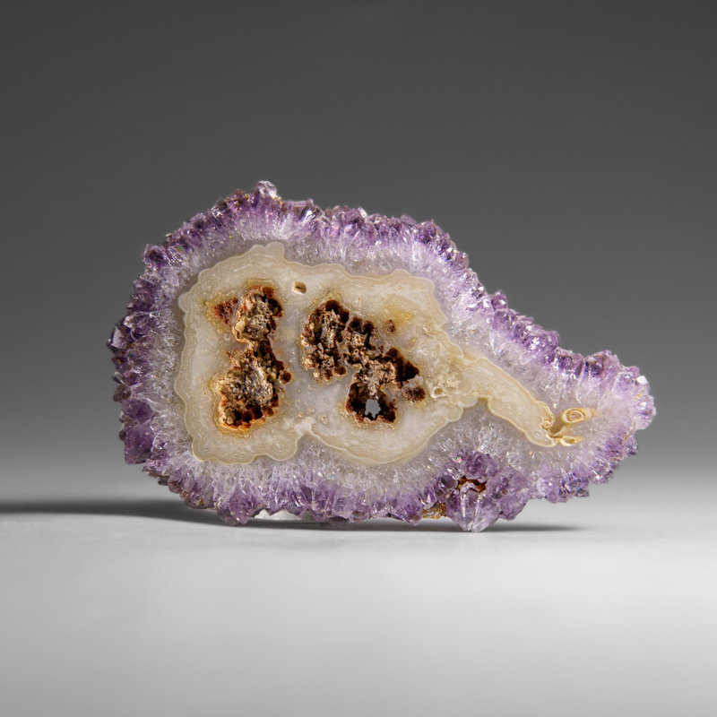 Amethyst Stalactite Slice From Uruguay (38 Grams)