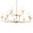 12 - Light Steel Dimmable Tiered Chandelier-1937749206