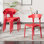 Ensemble de 4 chaises de salle à manger empilables de cuisine moderne en plastique, ensemble léger de chaises de salle à manger, sièges imperméables entièrement assemblés pour la cuisine, le café, les appartements et les petits espaces