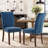 Upholstered Dining Side Chair with High Back and Nailhead Trim, Solid Wood Legs, Modern Parsons for Dining Room-1297595801