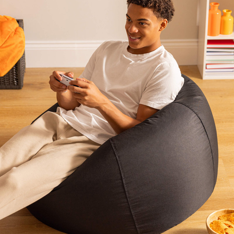Kingston Water-Resistant Classic Bean Bag, Black