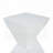 All-Weather MGO X-Design Side Table – White, 18"H