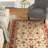 Clarence Oriental Beige Area Rug - Beige/Red-1551528717