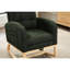 Chaise berçante en mélange moderne avec repose-pieds réglable, ergonomique et bonne capacité de poids-22397490