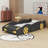 Lorden Twin Size Race Car-Shaped Platform Bed-614165826-652359823