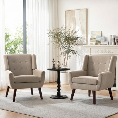 Ensemble de 2 fauteuils rembourrés