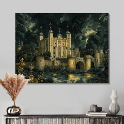 Vintage Tower City Of London - United Kingdom Wall Art Print