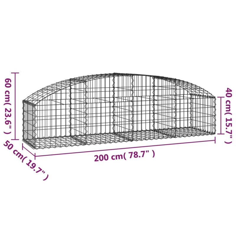 Bahand Metal Raised Garden Bed, 60cm H x 200cm W x 50cm D