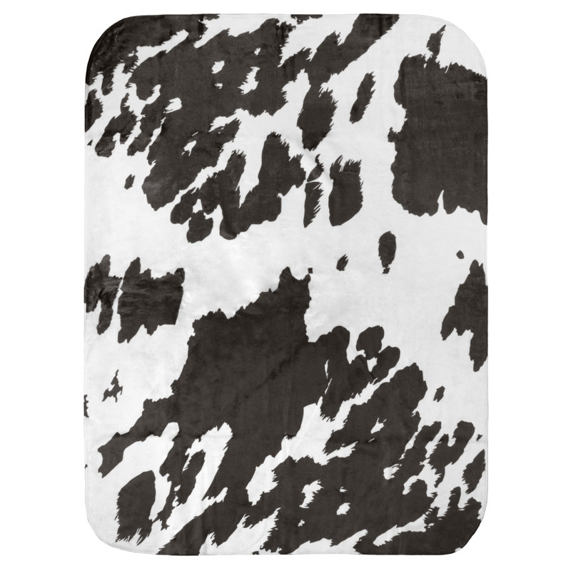  Jeté de vache, Brun foncé, L 42 po x L 60 po