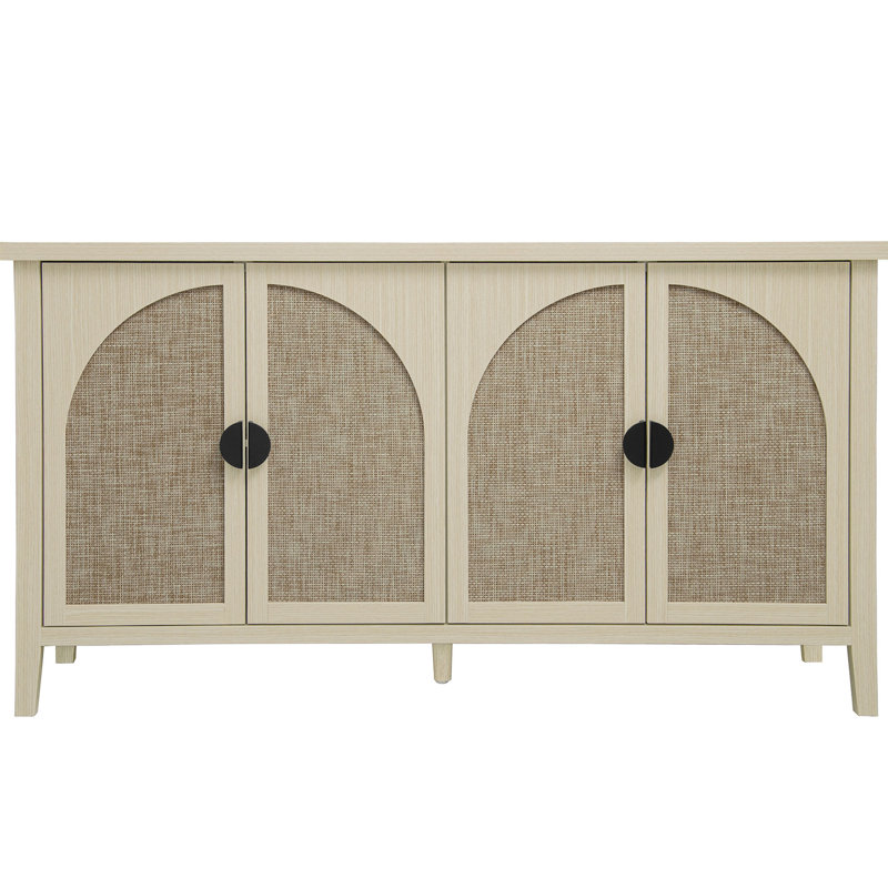 Armoire à 4 portes pour la chambre à coucher et le bureau - d'ingénierie, aucune variation de couleur, poignées en métal doux au toucher, 3 stratifiés réglables, pieds en pin antidérapant, chambre de protection contre le déversement, salon