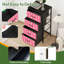 4 Drawer Vertical Storage Dresser Pink Ornamental with Wood Top Fabric Pull Drawers