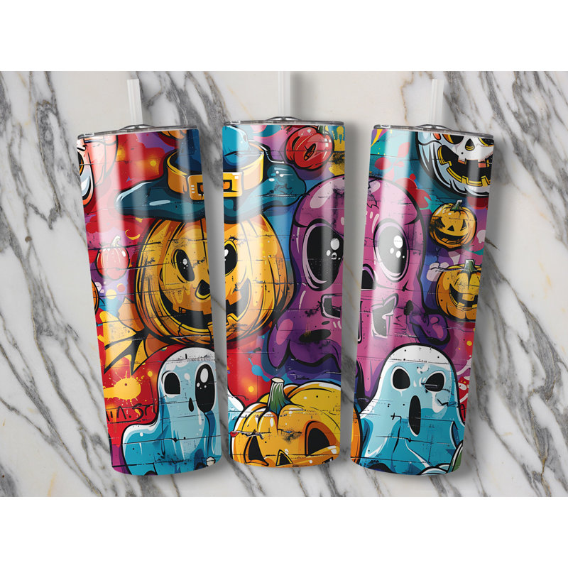 Choose Handmade Tumblers 591ml Vacuum Insulated Stainless Steel (18/8) Travel Tumbler with Straw