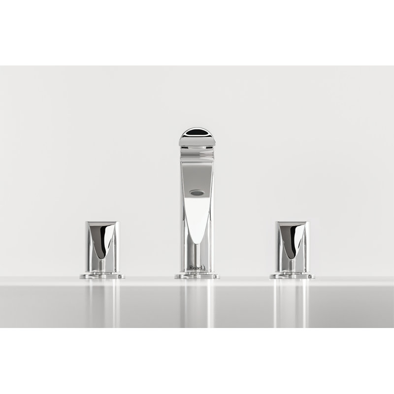Parabola™ Widespread Bathroom Faucet with Drain Assembly, Chrome