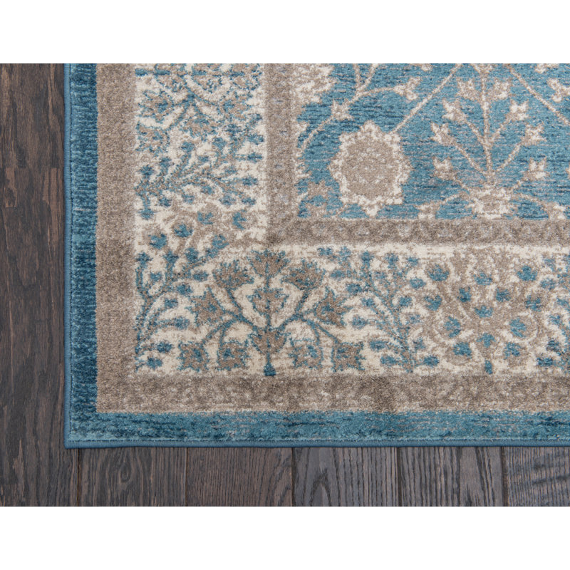 Patillo Floral Indoor Rug, Rectangle 2' x 3'1"