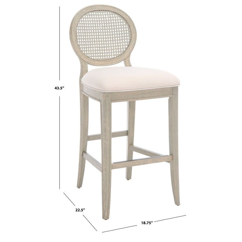Karlee Counter & Bar Stool, Bar Stool (31" Seat Height), Rustic Gray