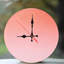 Horloge murale ronde en bois 10 po, mouvement à quartz silencieux, imprimé UV, à piles-1520953143