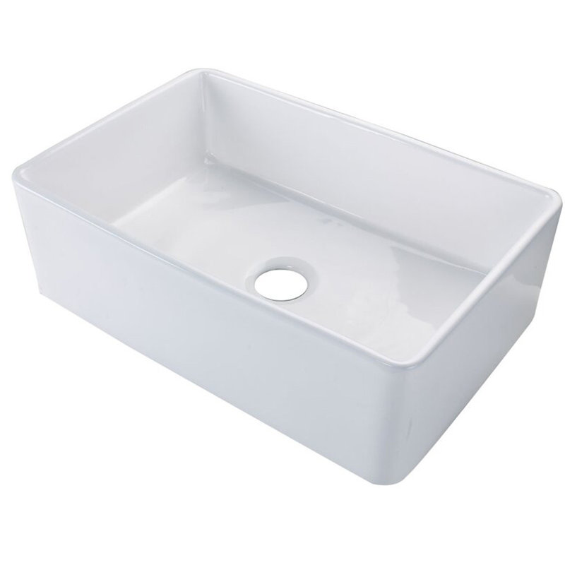 30'' L Single Bowl Ceramic Kitchen Sink