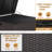 Costway 27.5'' W 72 Gallons Deck Box in Brown