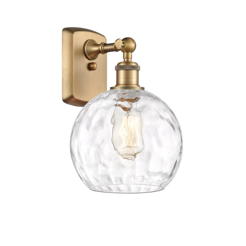 Shauna Armed Sconce, Led, Brushed Brass