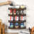 5 Jar Solid Wood Spice Rack