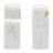 Set of 2 Marble Bookends Contemporary Abstract White Swirl Design Bookend Set Book Organization Home