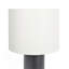 Lampe de table noire avec interrupteur marche / arrêt Aura