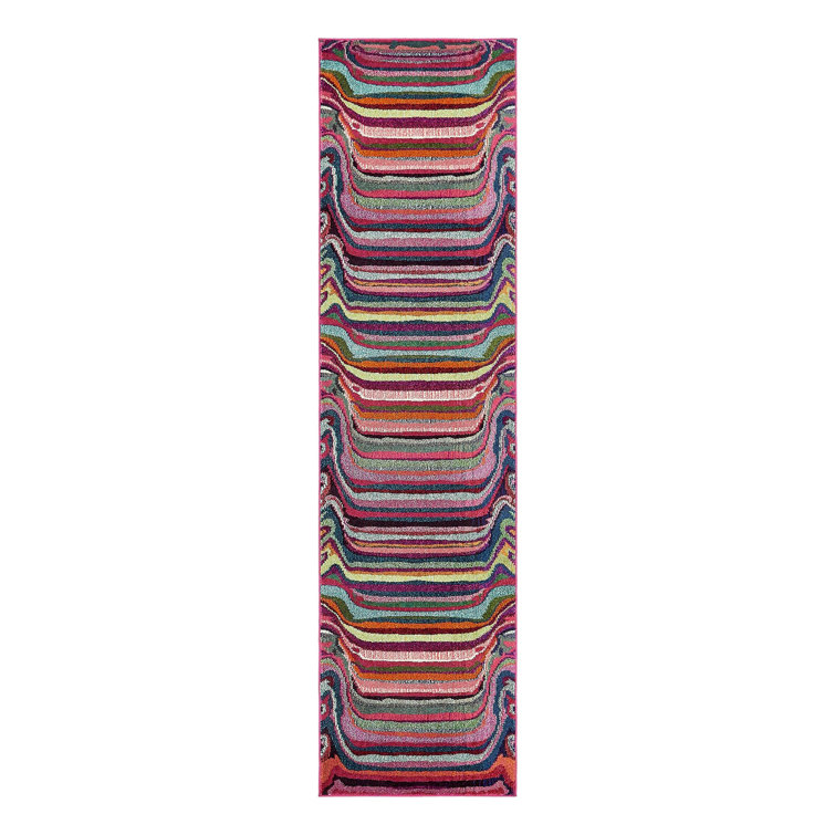 Jaclyn Washable Abstract Indoor Rug
