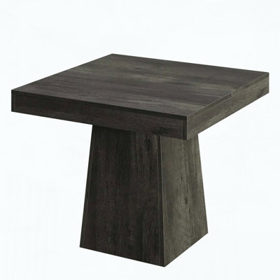 Classic Farmhouse Square Dining Table with Pedestal Base