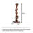 Abstract Solid Wood Sculpture Ornament