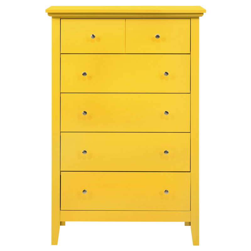 Commode Hammond, jaune, Jaune