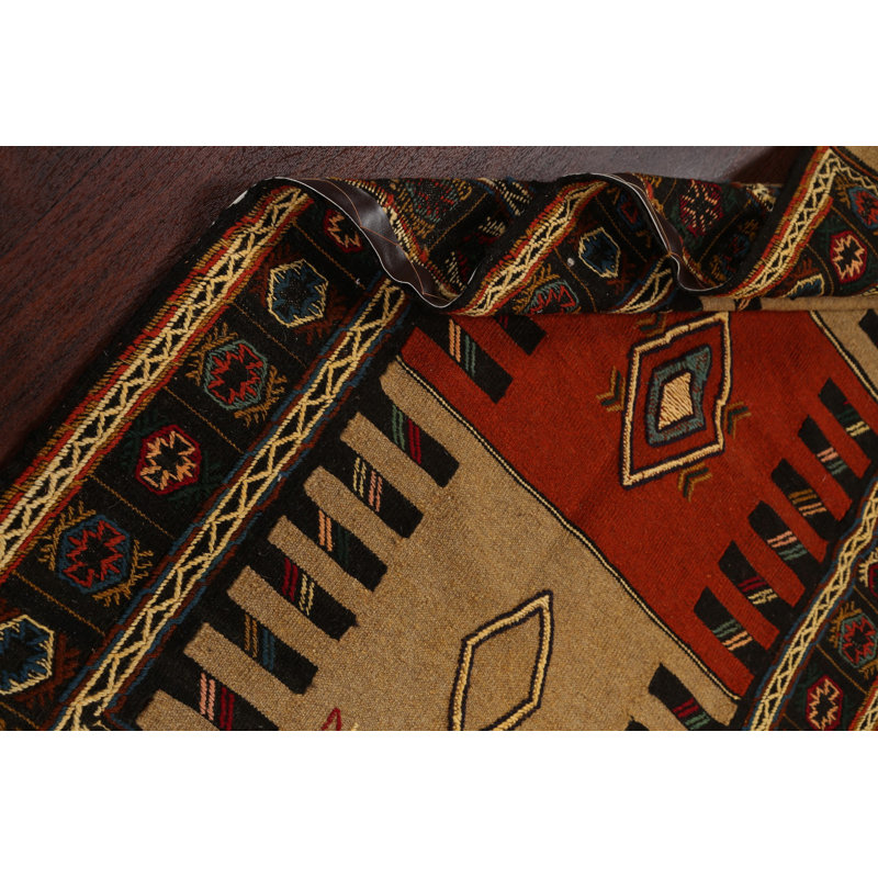 One-of-a-Kind 3'6" X 5'9" New Age Wool Area Rug in