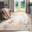 Tapis gris / beige à motif abstrait Felty-824150427