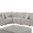 99" Modular Sectional Sofa With Ottoman