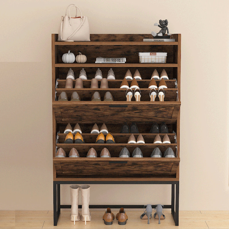 24 Pair Shoe Storage Cabinet