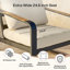 76cm Wide Straight Steel Patio Sofa-235785558