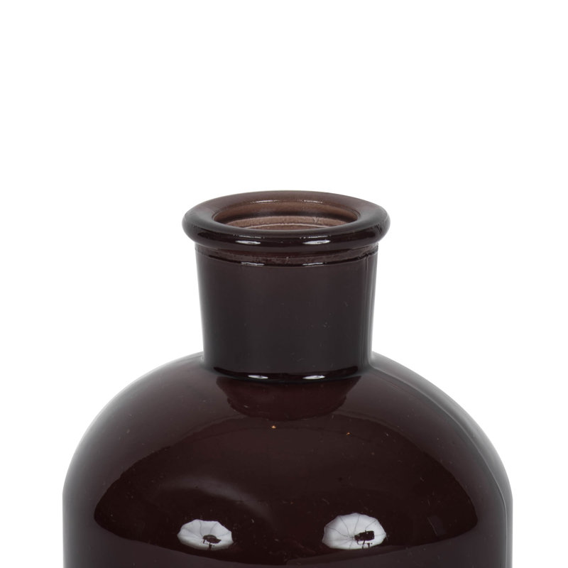 Darbyville 8" Glass Bottle Set, Black