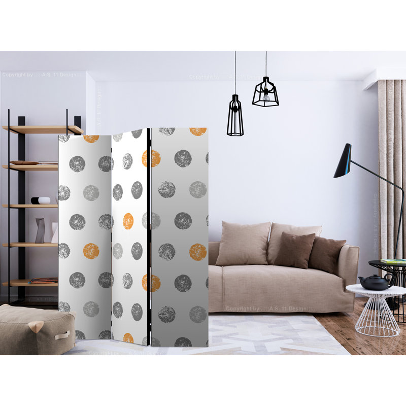 135cm W x 172cm H 3 - Panel Wood Folding Room Divider
