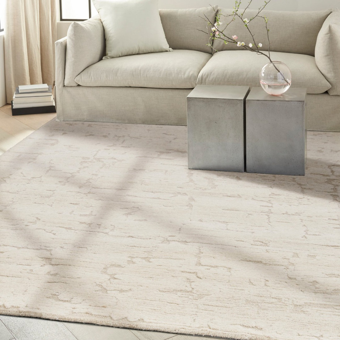 Anthonia Abstract Wool Hand Woven Area Rug