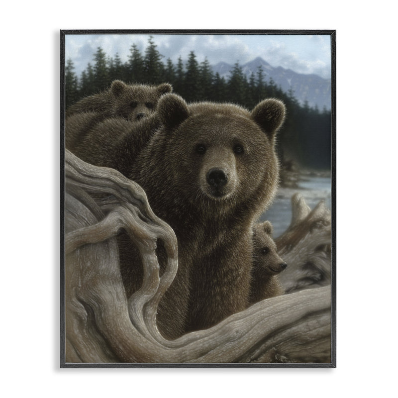 Giclée encadrée, par Collin Bogle, H 14 po x l 11 po, Giclée encadrée noir minuit