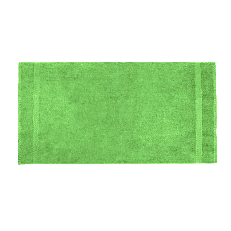 Annuziata 100% Cotton Midweight Beach Towel, Lime Green