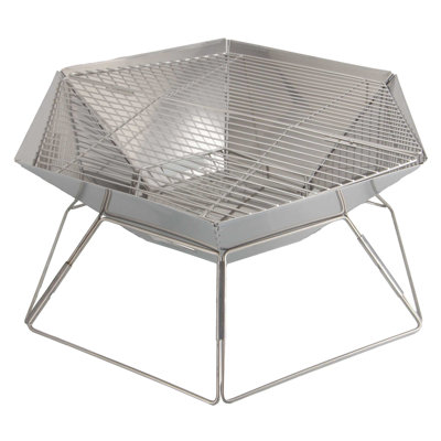 Brentwood 20" Portable Stainless Steel Folding Charcoal BBQ Grill with Carry Bag