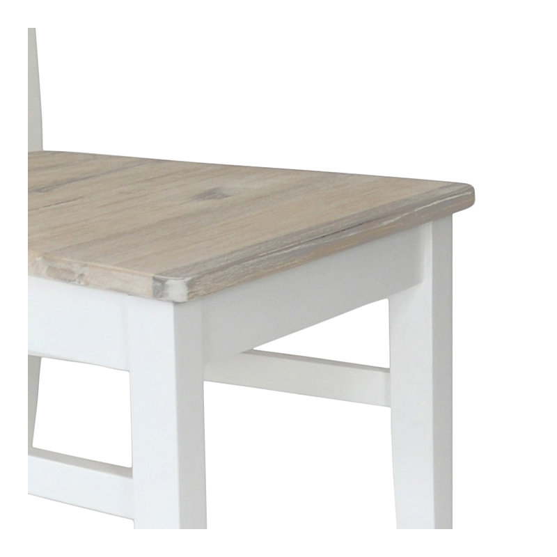 Taylor Slat Back Side Chair, White