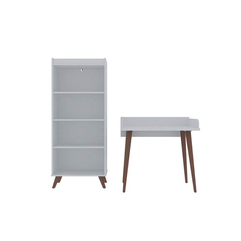 Ensemble de bureau 2 pièces Hampton, Blanc / érable