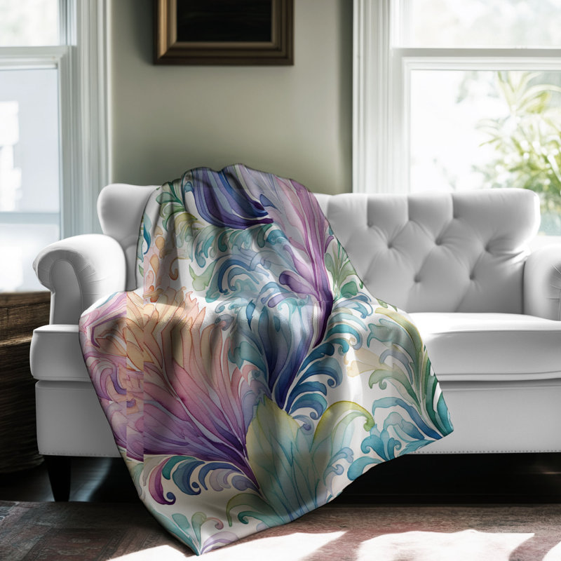 Boho Pops - 1 pièce Sherpa Premium, Lit simple