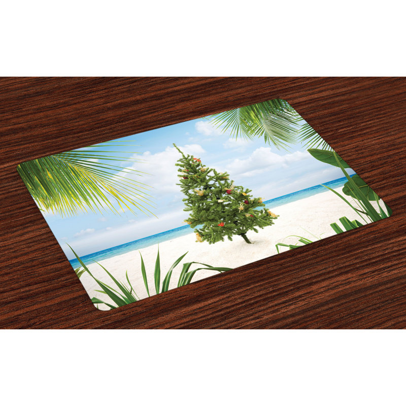 Molena Christmas Holiday Party Tree Placemat